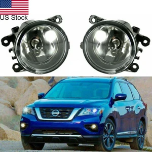 2x 55W Fog Driving Lamps w/H11 Light Bulbs For Nissan Armada Frontier Pathfinder - Picture 1 of 11