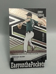 #’d 272/999 2020 Panini Elite Extra Edition Tekoah Roby #86 - Bild 1 von 2