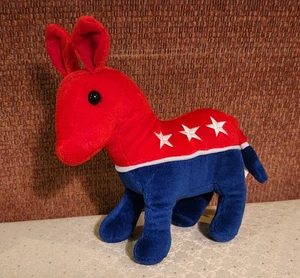 Vintage Patriotic Pride The Unofficial Mascot of the Democratic Party Donkey 8" - Picture 1 of 9