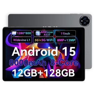 Octa-Core 2025 Newest Android 15 tablet 11 Inch HD tablet 16GB RAM 256GB 8000mAh - Picture 1 of 12