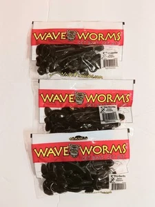 3 Packs Wave Worms 5" Tiki-Gorilla. Green Pumpkin - Picture 1 of 1