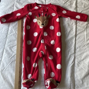 Pijama Carters 6 Meses Bebé Solo Uno Tú Reno Una Pieza PJ Dormir Vacaciones - Imagen 1 de 4