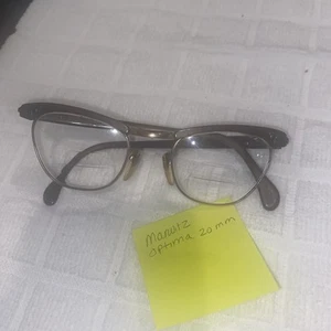 Monturas de gafas vintage años 50 llenas de oro y acetato Marwitz OPTIMA marrón - Imagen 1 de 5