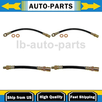 For Fiat 124 1969-1977 4X Dorman - First Stop Brake Hydraulic Hose - Image 1 of 4