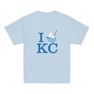 Youth Ice Cream Helmet I Love KC Heart - Kansas City Royals - Picture 1 of 11