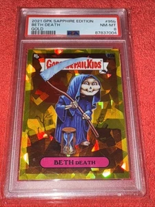 2021 GPK SAPPHIRE EDITION BETH DEATH GOLD #95b PSA 8 - Picture 1 of 2