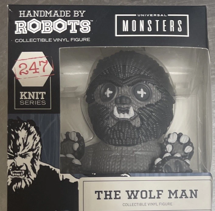Figura de vinilo Universal Monsters The Wolf Man #247 hecha a mano por robots Foto 1 de 1