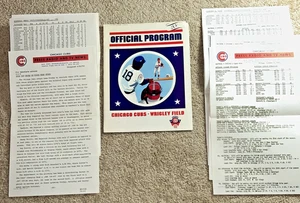 Oct 1, 1976 CHICAGO CUBS Scorecard / PRESS & MEDIA Info vs. MONTREAL EXPOS - Picture 1 of 11