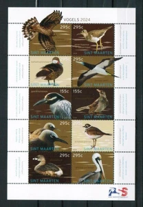 SINT MAARTEN 2024 FAUNA Animales AVES - S/S MNH - Imagen 1 de 1