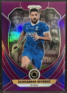 2025 Prizm FIFA Club World Cup Al Hilal Aleksandar Mitrovic Purple Prizm /125 - Picture 1 of 4