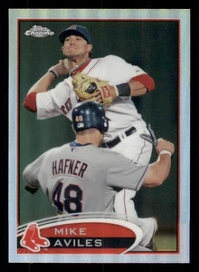 2012 Topps Chrome Refractors #207 Mike Aviles - Picture 1 of 2