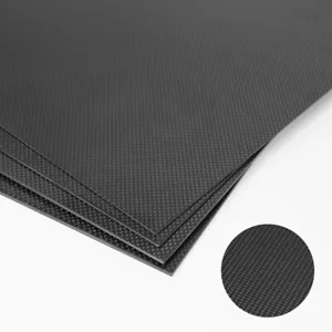 Placa de fibra de carbono 1 mm 1,5 mm 2,5 mm 3,5 mm 4 mm 4,5 mm 5 mm 3 K lisa brillante - Imagen 1 de 32