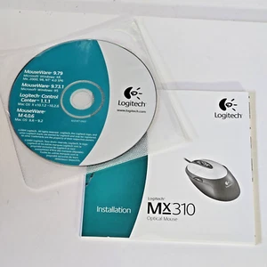 Logitech MouseWare CD 9.79 Software 2004 Windows Mac Disk & Instructions - Picture 1 of 5