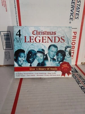 CHRISTMAS LEGENDS 4 CD (3 Sealed) BOX SET FRANK SINATRA AND OTHER ARTISTS #62g Foto 1 de 3
