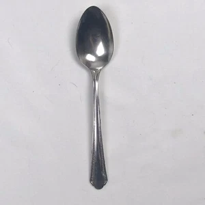 Cuchara plateada WM A Rogers Oneida Ltd Croydon May Lee 6"" vajilla larga - Imagen 1 de 7