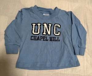 North Carolina Tar Heels Shirt 12M Cotton Exchange USA Made Gallaher 12 months - Picture 1 of 11