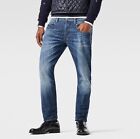 Jeans effilés radar G-Star Raw pour homme 28" x 32" neuf avec étiquettes denim bleu Delm âge foncé s m