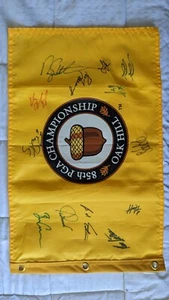 85th PGA Championship Pin Flag - 13 Signatures - Picture 1 of 1