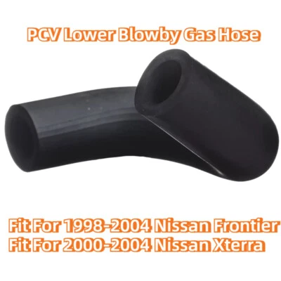 Tubo de manguera de gas soplado inferior PCV negro apto para Nissan Frontier 1998-2004 1 pieza Foto 1 de 4