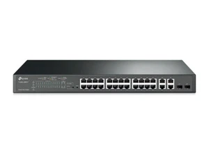 TP-Link T1500-28PCT 24-Port 10/100Mbps + 4-Port Gigabit Smart PoE+ (TL-SL2428P) - Picture 1 of 1