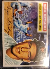 1956 Topps Baseball card #73 Wayne Terwilliger New York Giants Near Mint
