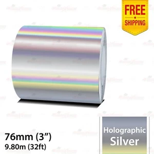 3" 76mm PinStriping Stripe Tape Styling Decal Vinyl Sticker HOLOGRAPHIC SILVER - Picture 1 of 13