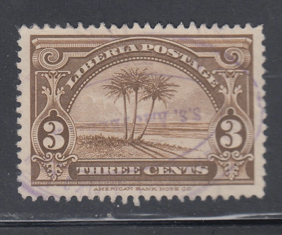 Liberia # 232 Used Holland West Afrika Cockrill #71 (RR) Ship Mail SS AMSTELKERK - Image 1 of 1