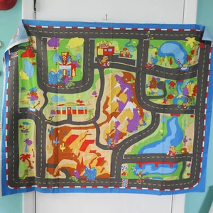 Zoomers Racing Scott Jarrard Free Spirit Westminster Fibers Fabric Panel 45x35 - Picture 1 of 8