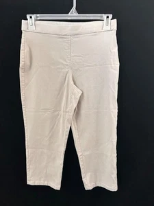 Style & Co Caprihose Gr. M 21" Schrittlänge beige Stretchbund Pull On Medium - Bild 1 von 5