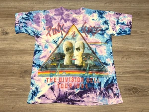 Camiseta Tie Dye Vintage Años 90 Pink Floyd The Division Bell Tour 1994 Adulto Talla XL - Imagen 1 de 5