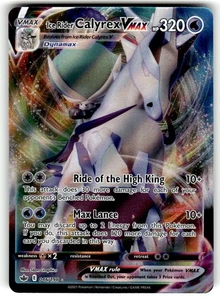 SWSH06: Chilling Reign #046/198 Ice Rider Calyrex VMAX - Picture 1 of 2