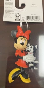 Hallmark Disney Minnie Mouse hält Figaro Kätzchen Katze Weihnachtsschmuck Neu mit Etikett - Bild 1 von 5