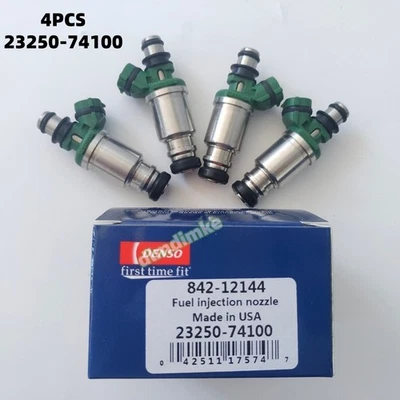 Inyectores de combustible Denso 23250-74100 OEM 4 piezas para Toyota Camry 1992-2000 2,0 L 2,2 L Foto 1 de 4