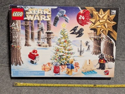 NEW 2022 Lego Star Wars 75340 Christmas Advent Calendar R2D2 C3PO Darth Vader - Image 1 of 4