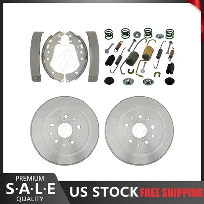 Комплект задних тормозных барабанов и тормозных колодок комплект оборудования для 2006-2012 Toyota Yaris - Изображение 1 из 4