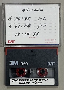 The Robert Cray Band - Shame + A Sin DAT Production Master Digital Audio Tape - Picture 1 of 3