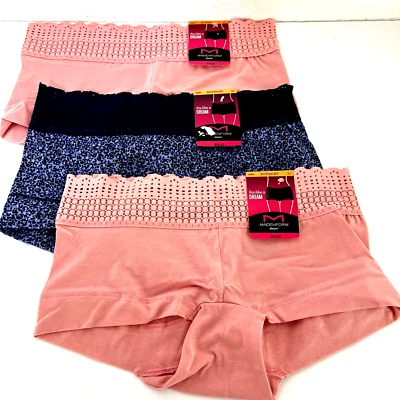 NEW Maidenform 3 Pairs Fits Like A Dream Boyshorts,Panties S/5 Multicolor 40859 - Image 1 of 3