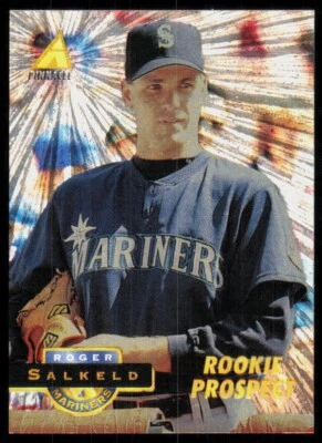1994 Pinnacle Museum Collection Rookie Prospect Roger Salkeld #393 - Image 1 of 2