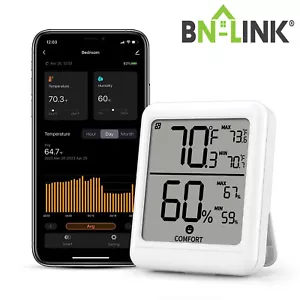 BN-LINK Bluetooth Digital Thermometer Hygrometer Temperature Humidity Monitor - Picture 1 of 8