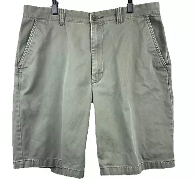 Pantalones Cortos Chinos SUN RIVER Para Hombre 38 x 9 Oliva Frente Plano Algodón Informal Verano Preppy Foto 1 de 4