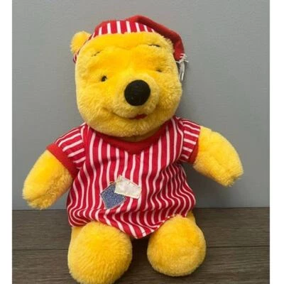 Peluche Mattel Winnie The Pooh Bear Sleepover 14" vintage 1998 Foto 1 de 4