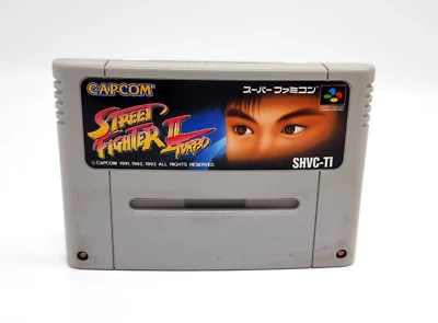 Street Fighter II Turbo Nintendo SNES NTSC-J Cartridge - Bild 1 von 3