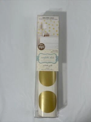 Wall Pops Metallic Gold Confetti Dot Decal 64 Pack Peel Stick Wall Decor Nursery - Изображение 1 из 4