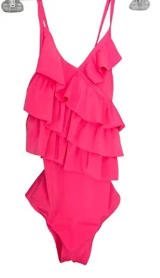 Traje de baño de una pieza Gap para niños niñas talla L rosa intenso traje de baño Foto 1 de 4