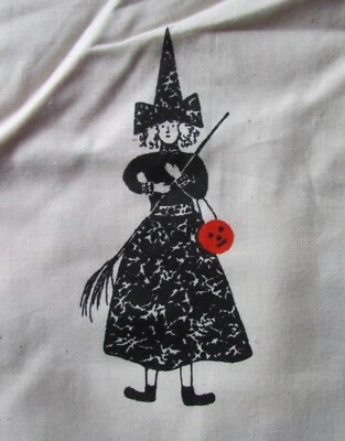 Panel de puerta de bruja Be-Witched 1994 resortes cortar y coser panel de tela de Halloween NUEVO Foto 1 de 4