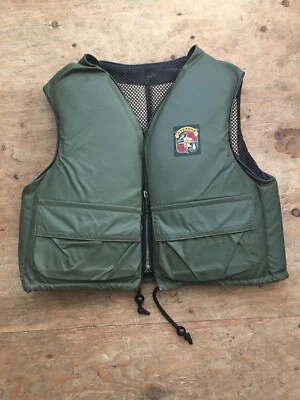Vtg Stearns Type 3 Fishing Hunting Skiing Boating Floatation Vest Adult M Zip-Up - Image 1 of 4
