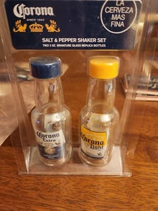 Corona Miniature Salt & Pepper Shaker Set - 2oz Replica Salt and Pepper Shakers - Picture 1 of 1
