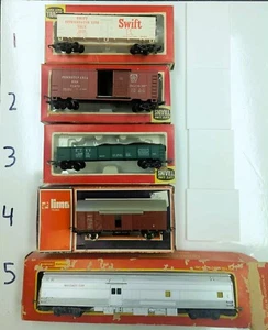 Model Power HO Scale Train - Boxcar Tanker Hopper - Tropicana Exxon Rock Island - Picture 1 of 1