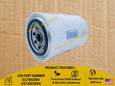 JCB OIL FILTER (PART NO. 02/100284 02/100284A), P554403 Perkins Engine 2654403 - Image 1 of 4