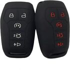 2PCS Silicone Silicone Rubber Key Fob Cover  for Ford F-250 Super Duty 2015-2017